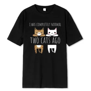 Men's "Two Cats Ago" Cat Lover T-Shirt