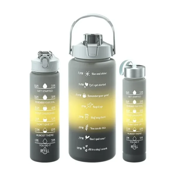 2 Liter Motivational Water Bottle with Time Marker
