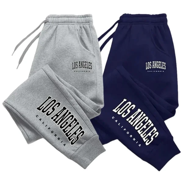 Unisex casual sweatpants with elastic waistband