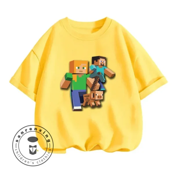 inspired by video games. Short sleeves