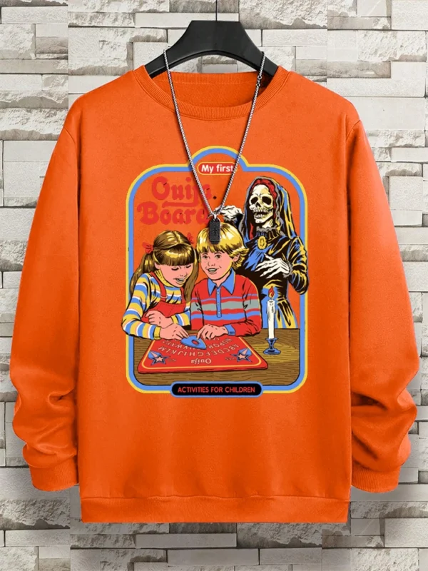 Ouija Board Fleece Sweatshirt for Autumn/Winter