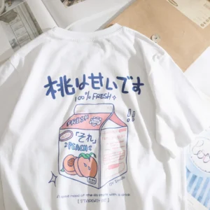 Trendy Japanese Harajuku Unisex Short Sleeve Summer T-Shirt