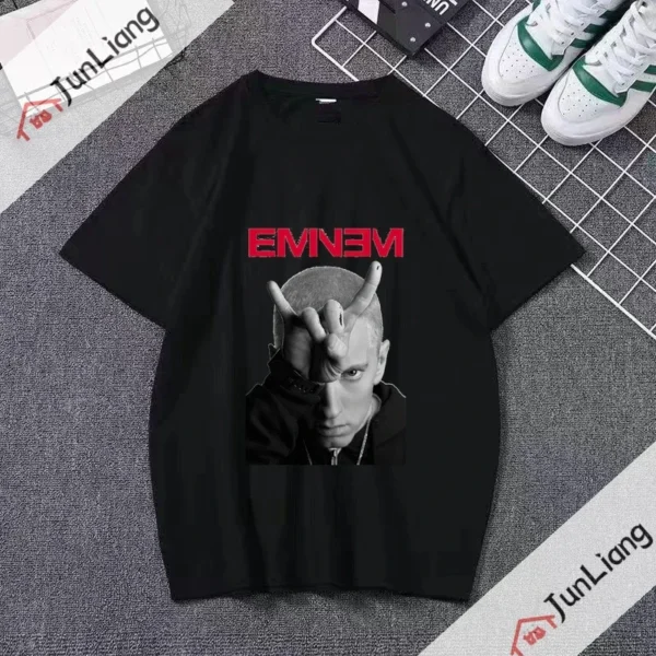 Eminem and Dr Dre inspired graphic tee with detailed comic book cover style artwork printed on the front.