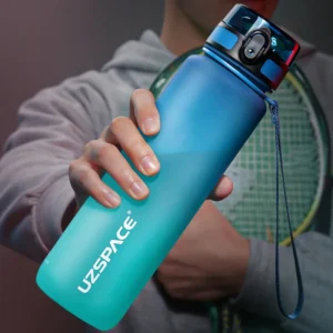 BPA-free leakproof sports water bottle