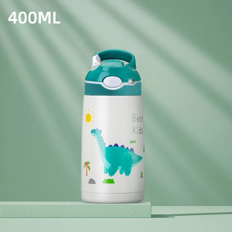Cute cartoon animal kids thermos water bottle