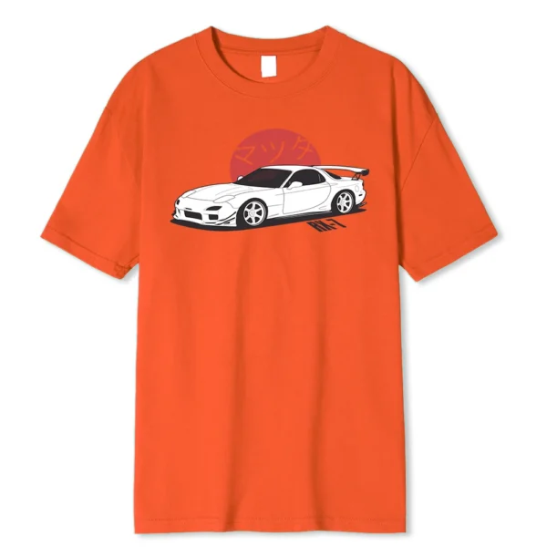 Think Like a Proton Stay Positive science t-shirt on a model.