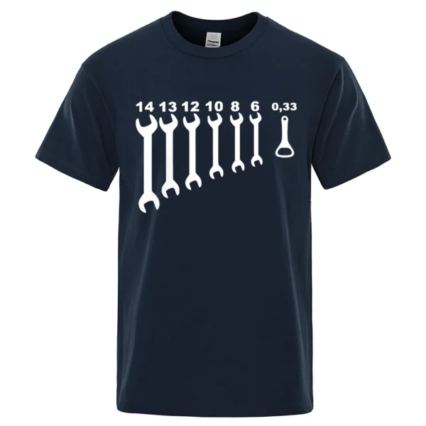 cotton short sleeve tee for engineers and car guys.