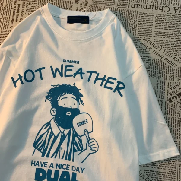 Retro American print t-shirt