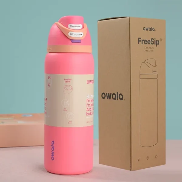 Owala Free Sip Insulated Stainless Steel Water Bottle - 24oz/32oz