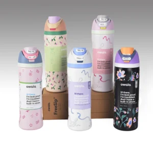 32 oz insulated stainless steel water bottle tumbler with straw lid