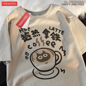 Hot Latte Cat T-shirt