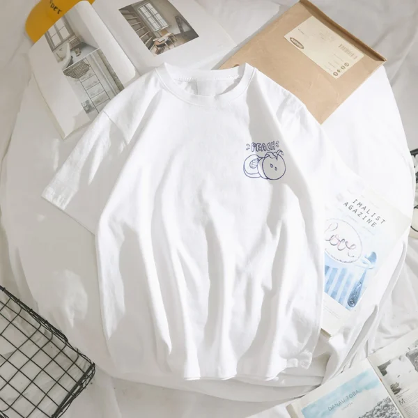 Trendy Japanese Harajuku Unisex Short Sleeve Summer T-Shirt