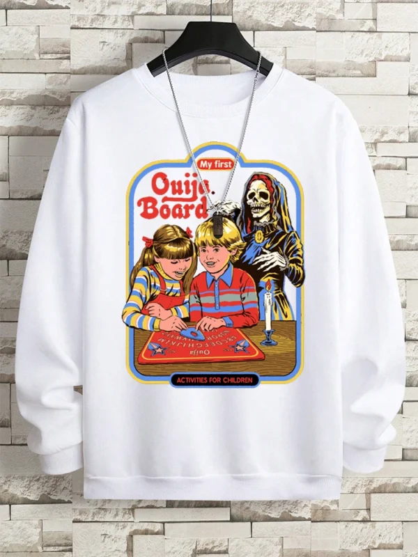 Ouija Board Fleece Sweatshirt for Autumn/Winter
