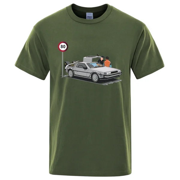 Men's "I Was Caught Speeding" funny cotton t-shirt