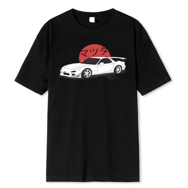Think Like a Proton Stay Positive science t-shirt on a model.