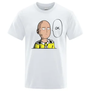 One Punch Man Saitama "Ok" Graphic T-Shirt