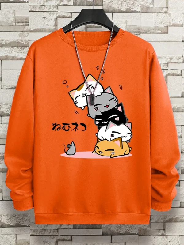 Men's Stacked Cats Hoodie