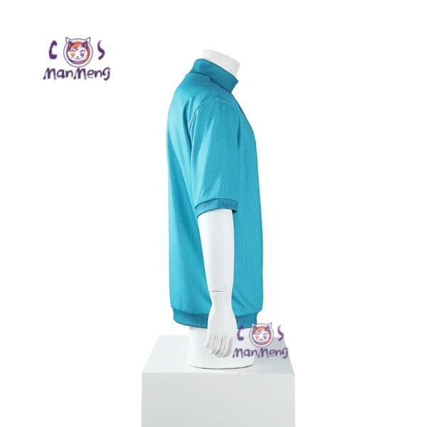 Minecraft Steve cosplay costume set including blue t-shirt and pants